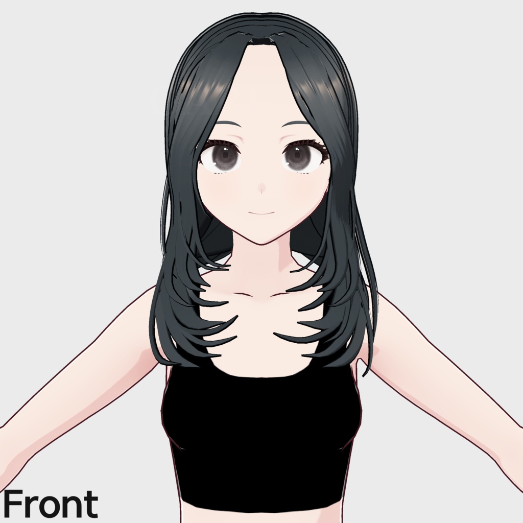 【VRoid】ロングヘアプリセット / Long hair preset