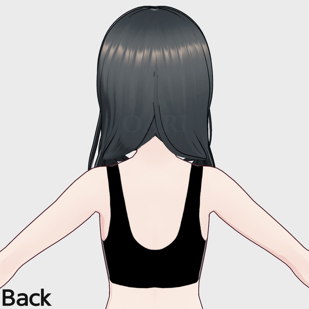 【VRoid】ロングヘアプリセット / Long hair preset