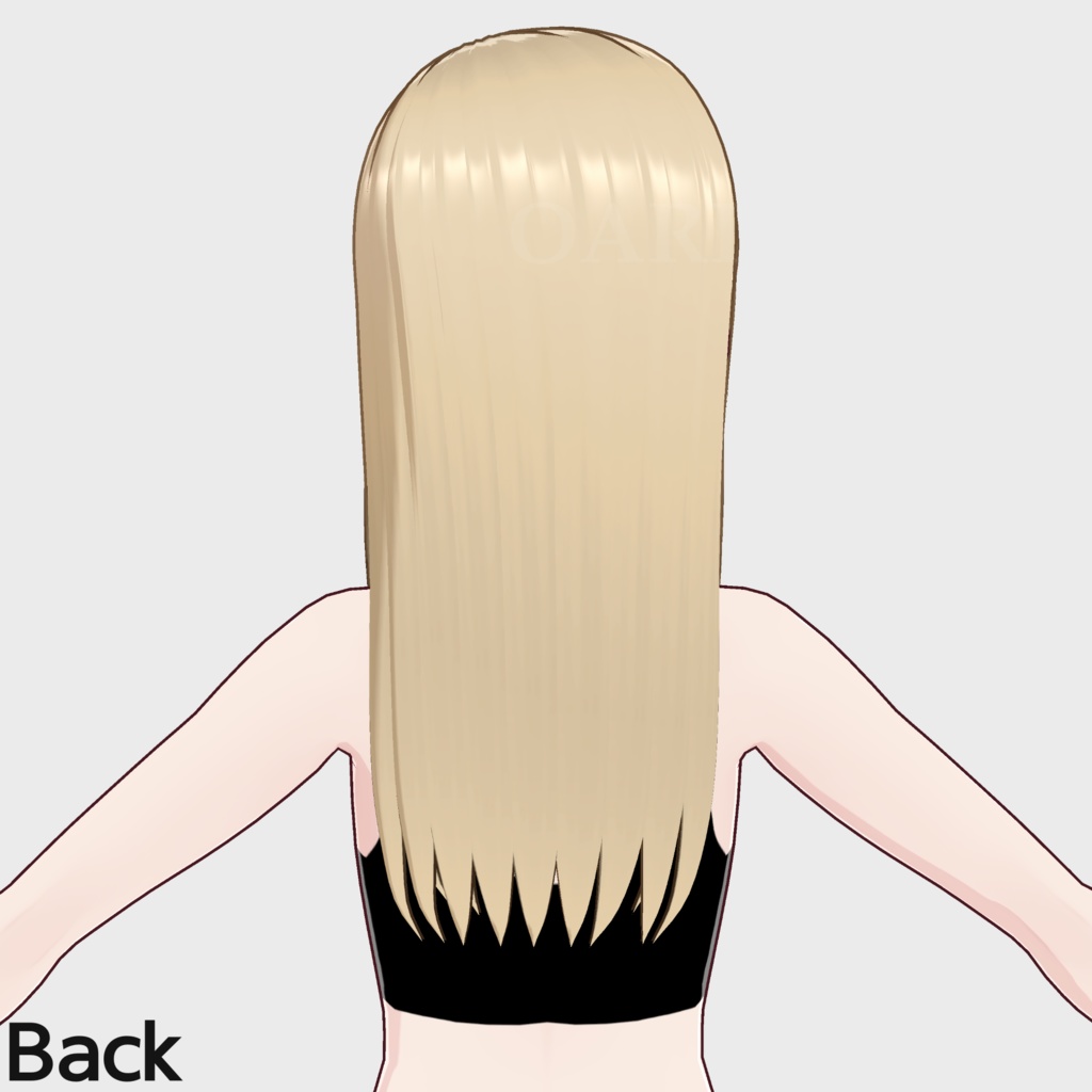 【VRoid】ロングヘアプリセット / Long hair preset