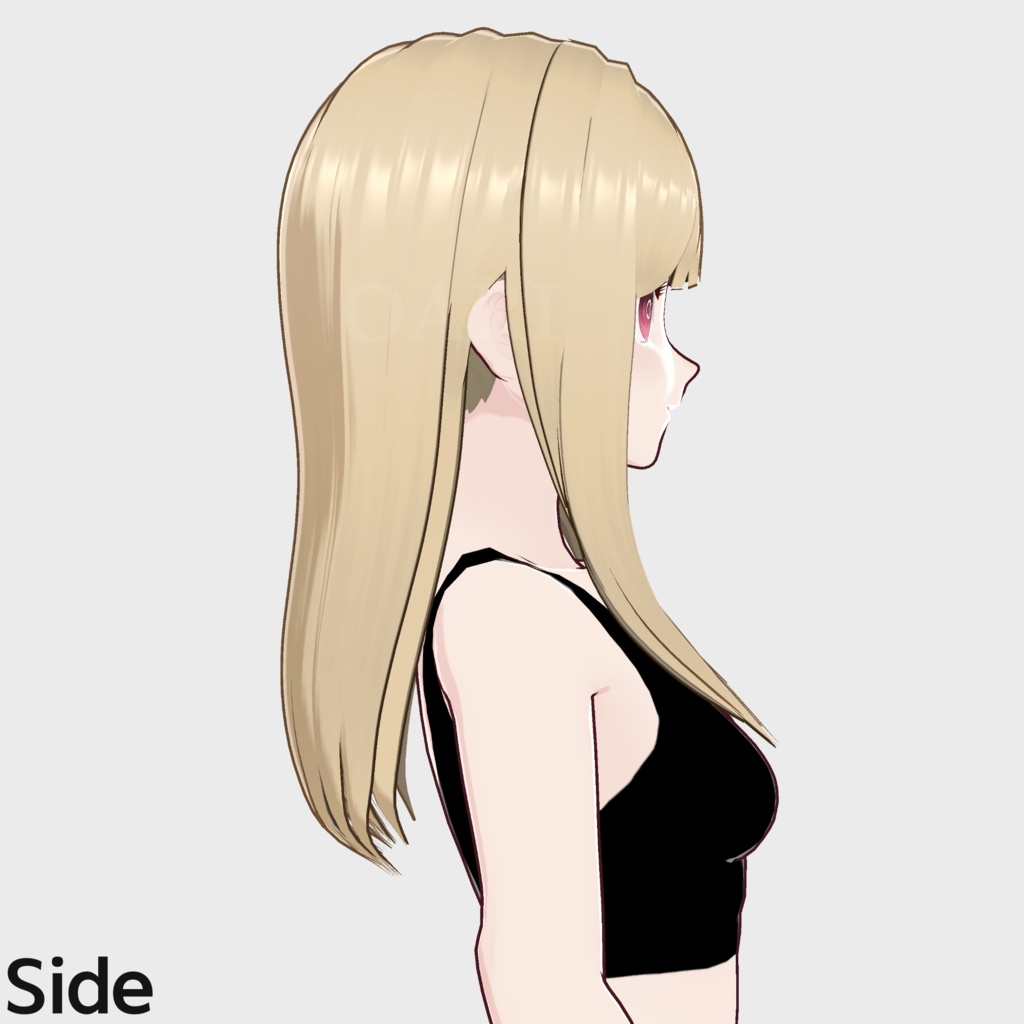 【VRoid】ロングヘアプリセット / Long hair preset