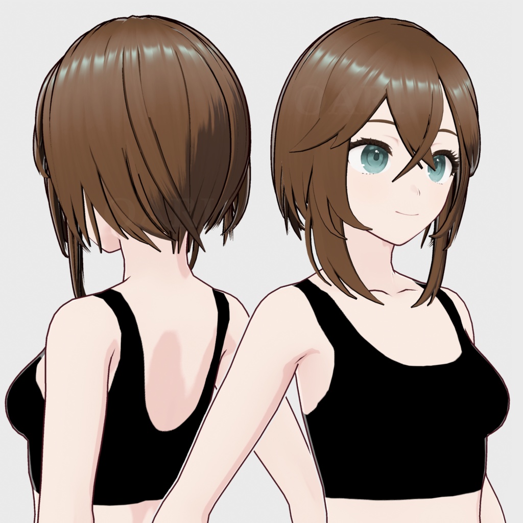 【VRoid】ショートヘアプリセット / Short hair preset