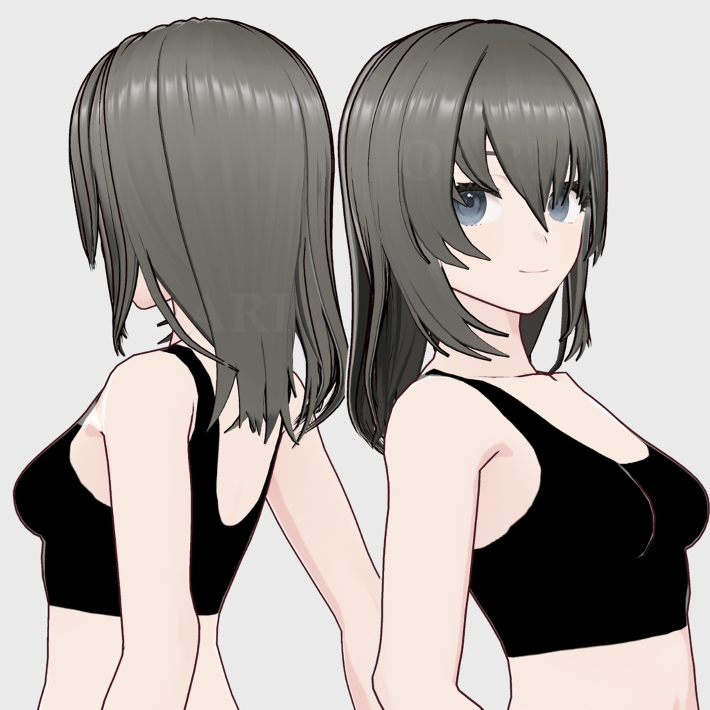 【VRoid】ロングヘアプリセット / Long hair preset