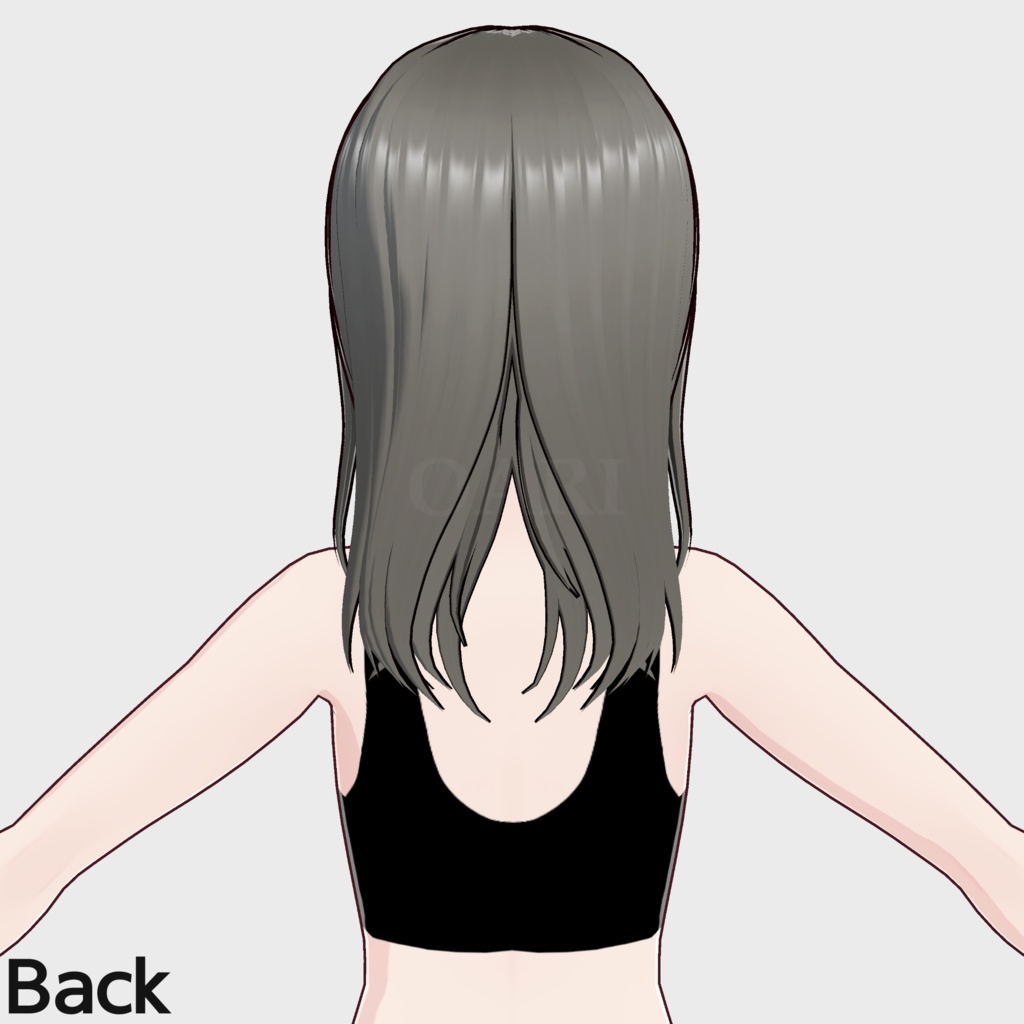 【VRoid】ロングヘアプリセット / Long hair preset