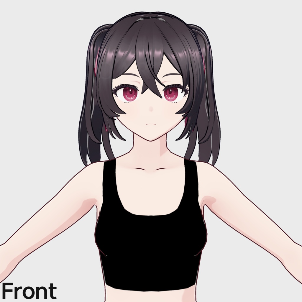 【VRoid】ツインテールヘアプリセット / Twintail hair preset