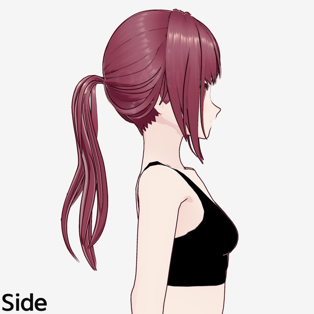 【VRoid】ポニーテールヘアプリセット / Ponytail hair preset