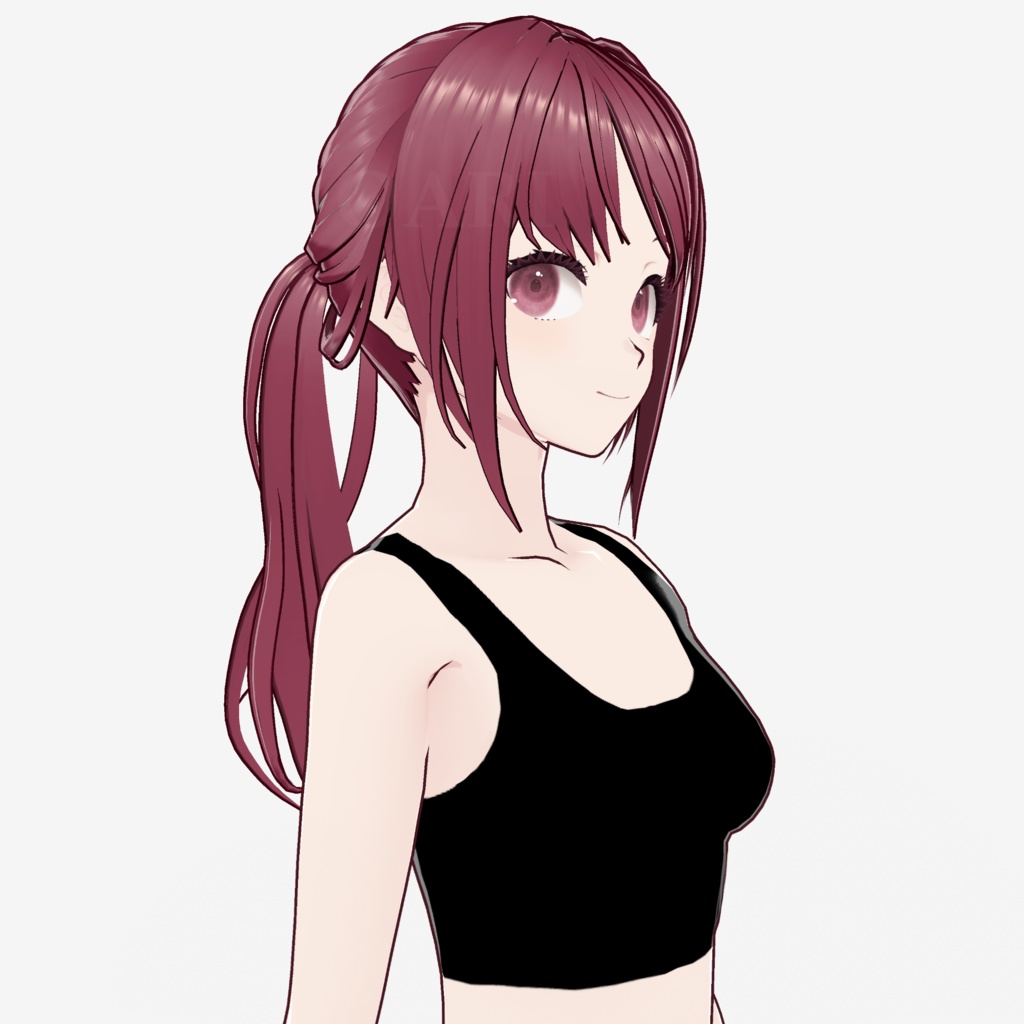 【VRoid】ポニーテールヘアプリセット / Ponytail hair preset