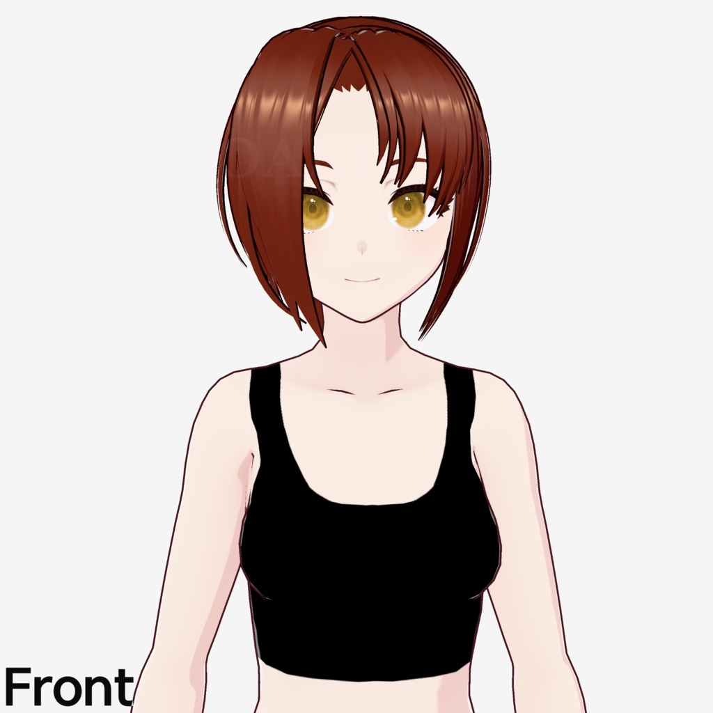 【VRoid】ハイポニーテールヘアプリセット / High ponytail hair preset