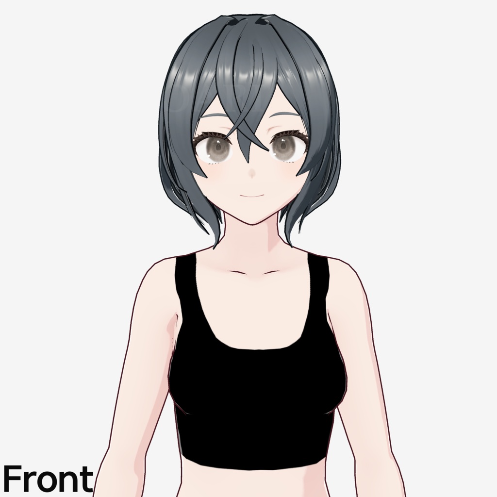 【VRoid】ショートボブヘアプリセット / Short bob hair preset