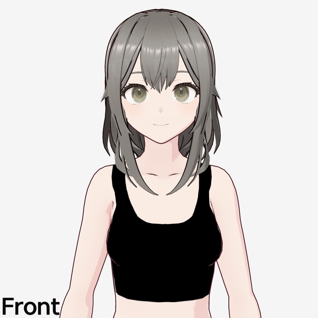 【VRoid】セミロングヘアプリセット / Semi long hair preset