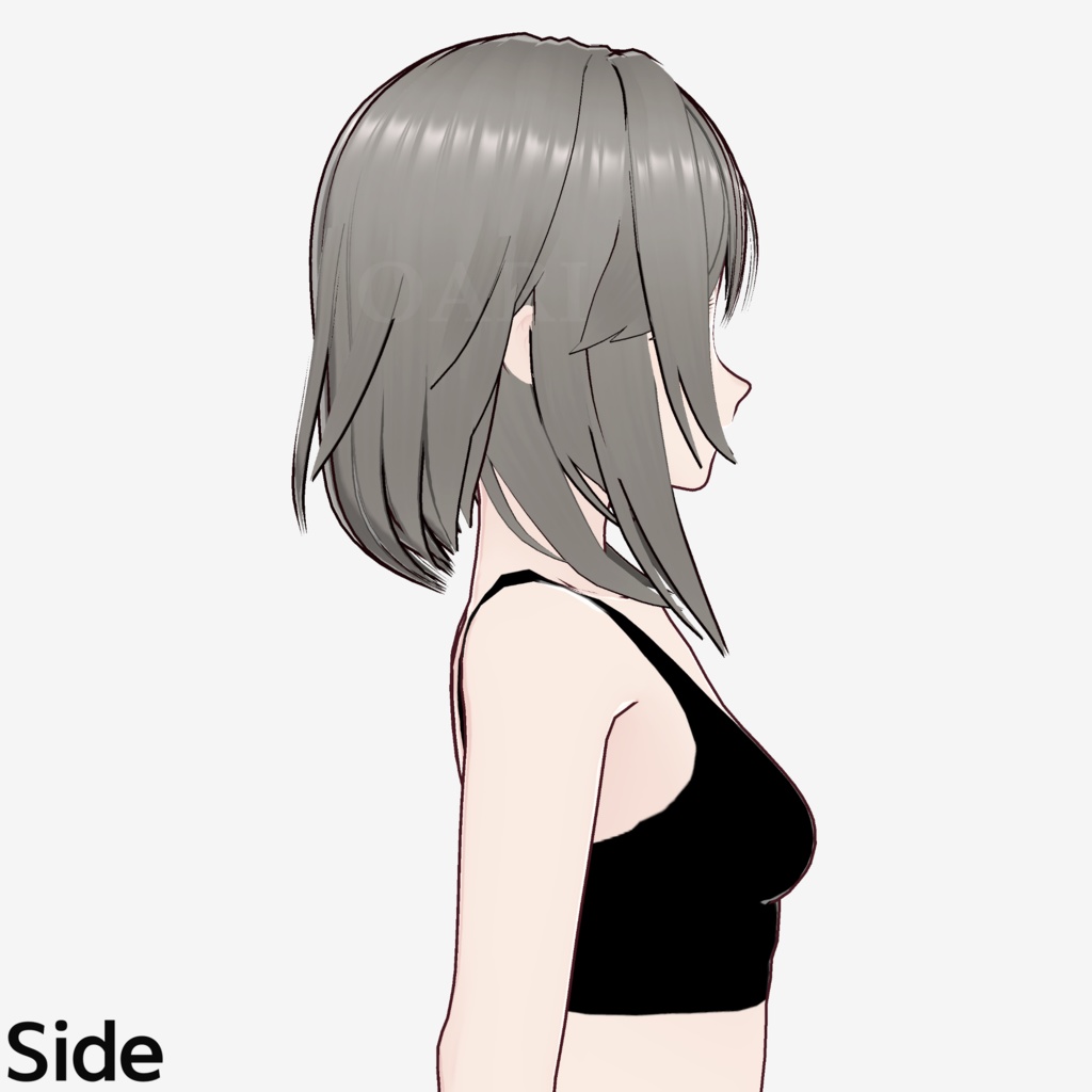 【VRoid】セミロングヘアプリセット / Semi long hair preset