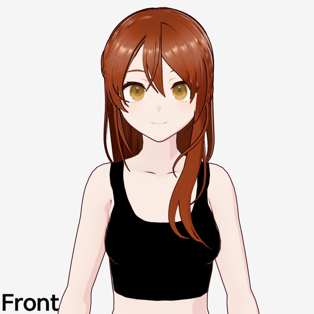 【VRoid】三つ編みロングヘアプリセット / Long hair with braids preset