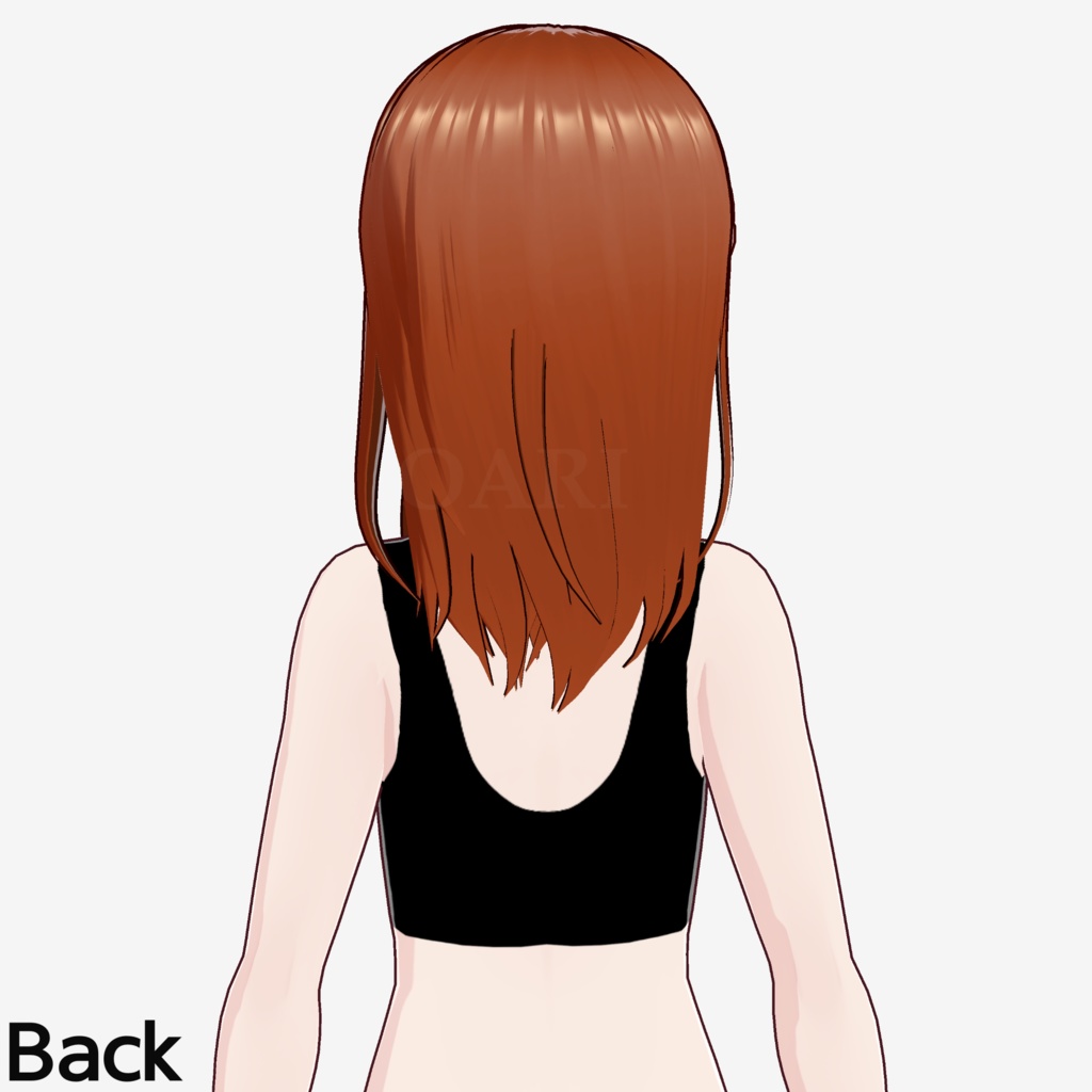 【VRoid】三つ編みロングヘアプリセット / Long hair with braids preset