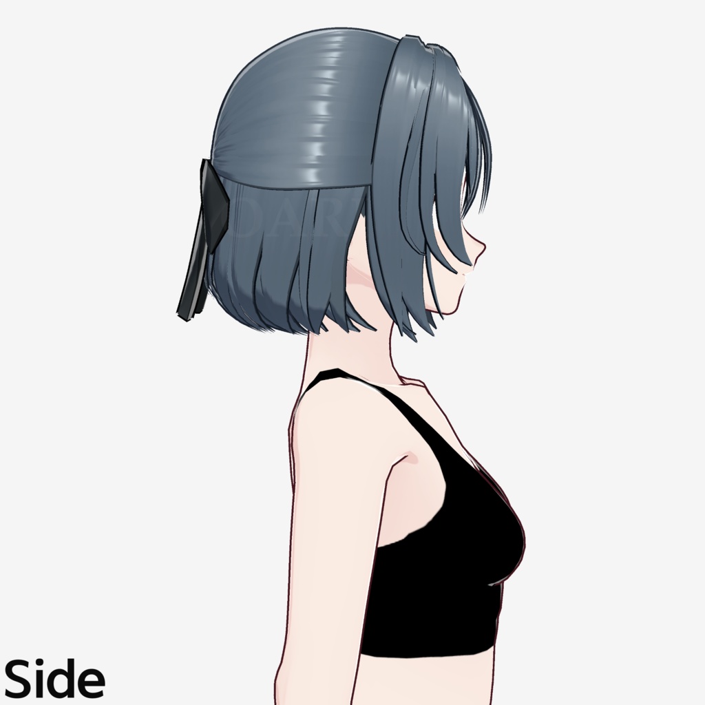 【VRoid】ショートボブヘアプリセット / Short bob hair preset
