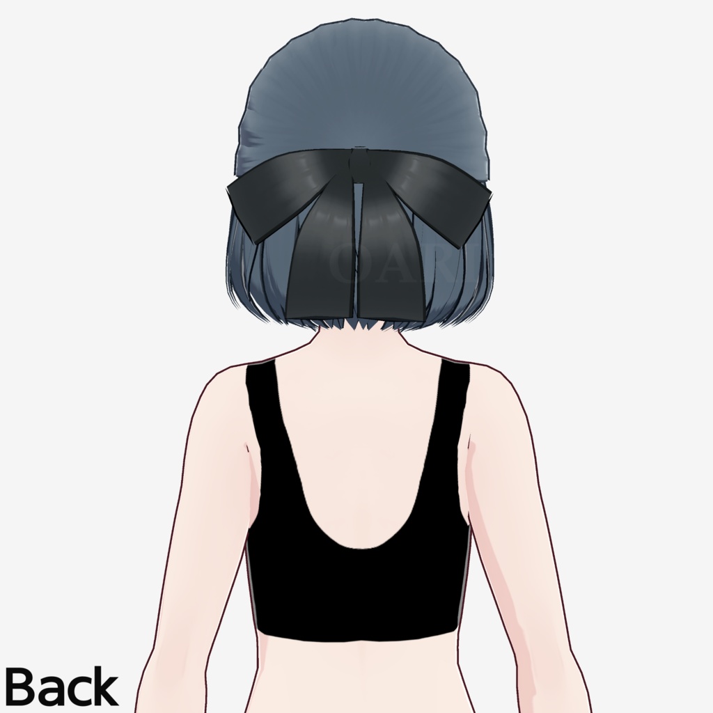 【VRoid】ショートボブヘアプリセット / Short bob hair preset