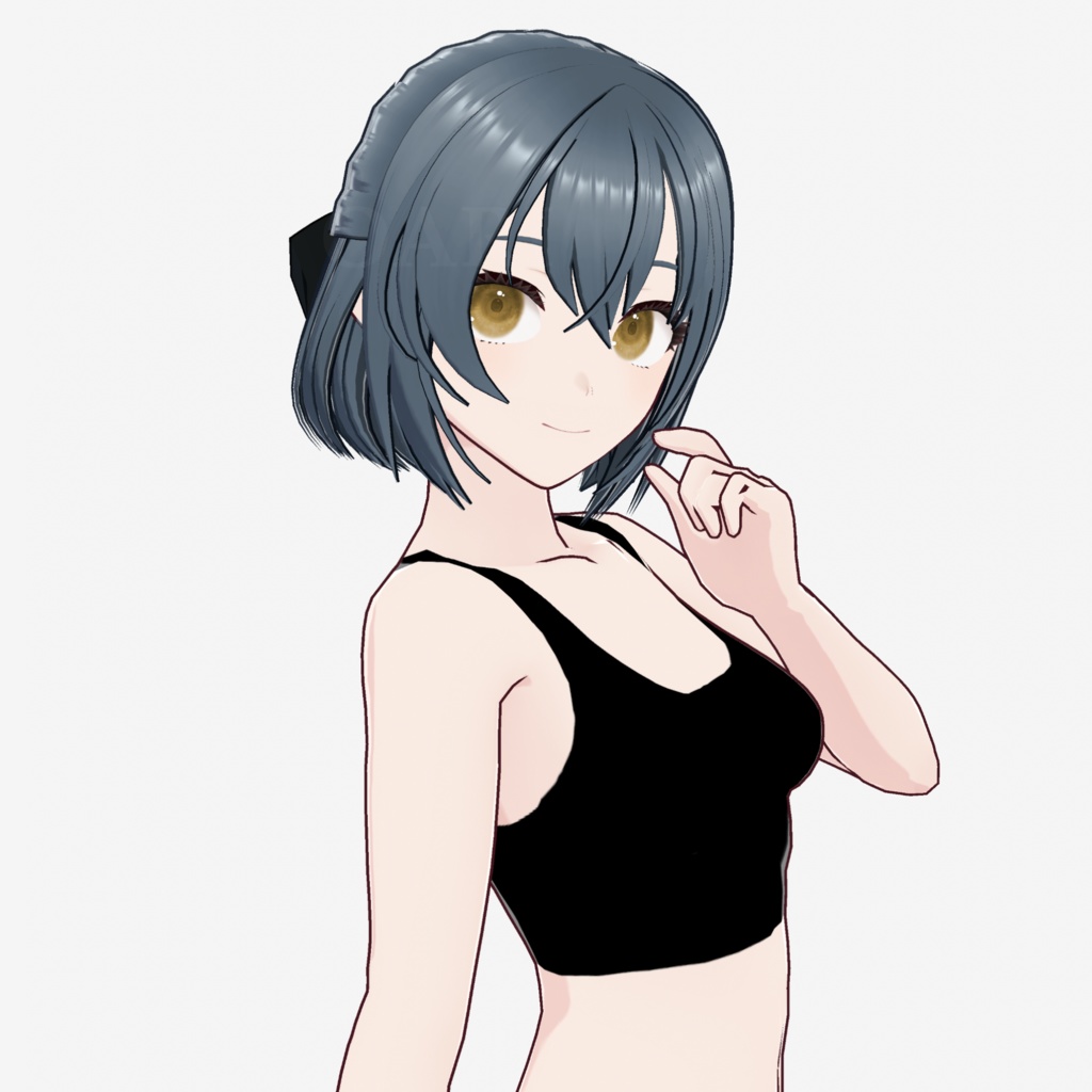【VRoid】ショートボブヘアプリセット / Short bob hair preset