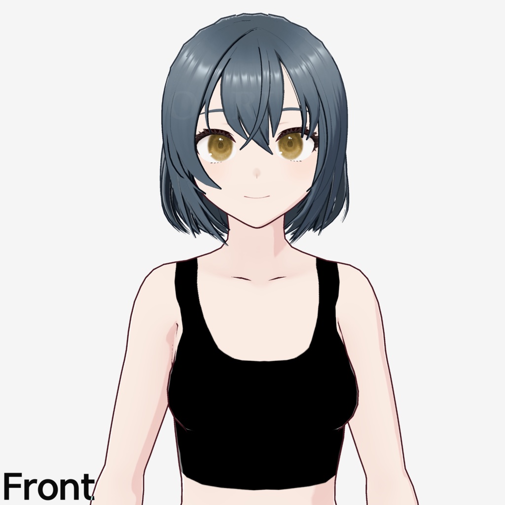 【VRoid】ショートボブヘアプリセット / Short bob hair preset