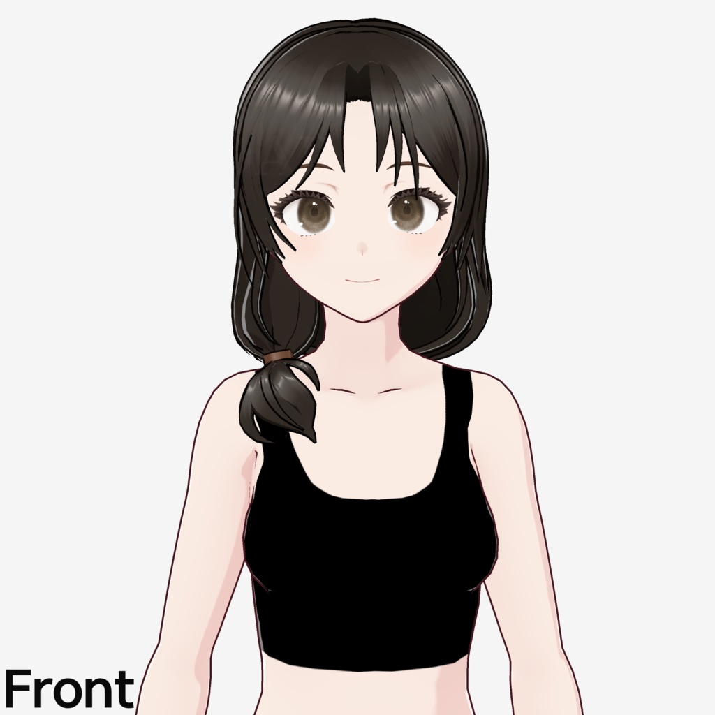 【VRoid】ローテールヘアプリセット / Lowtail hair preset