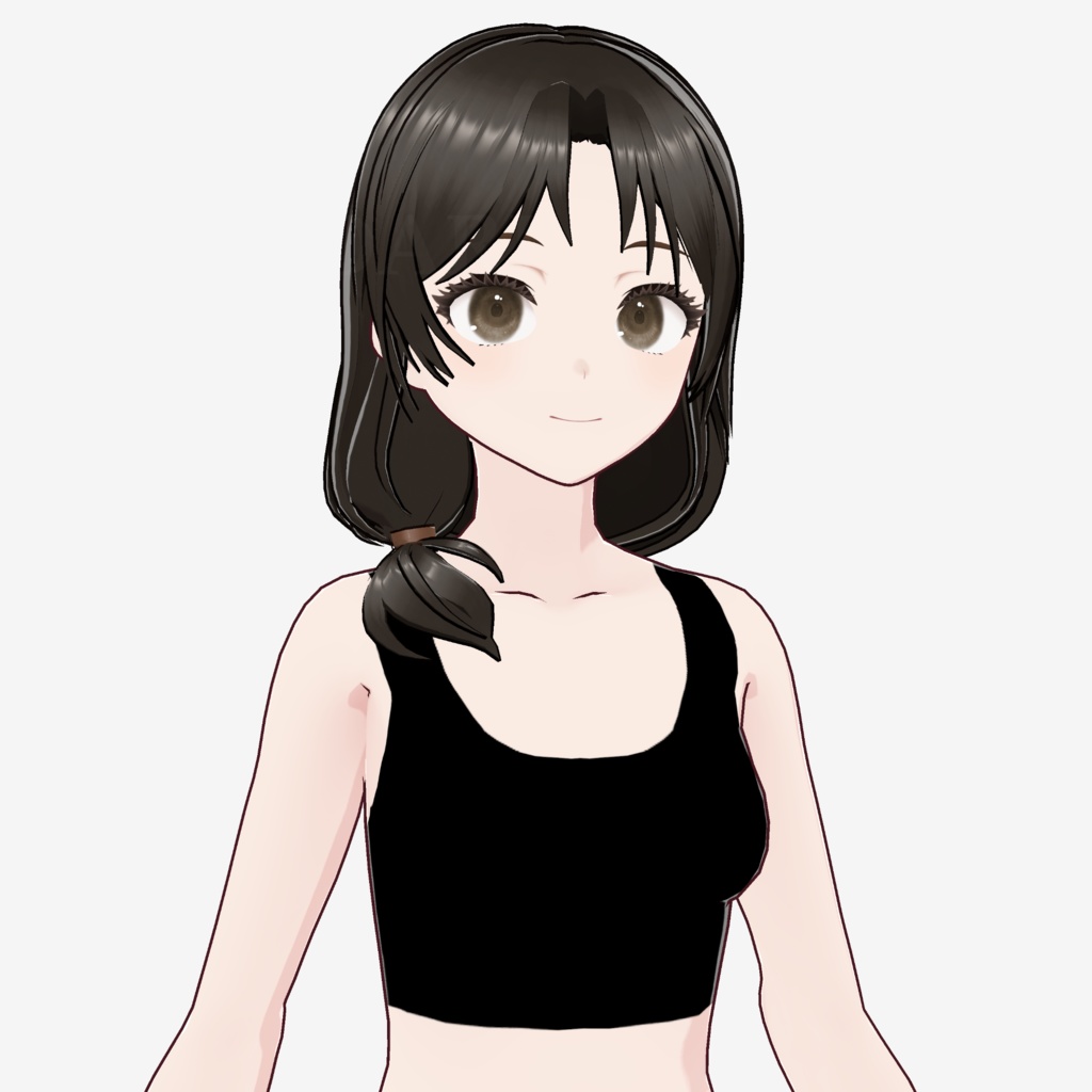 【VRoid】ローテールヘアプリセット / Lowtail hair preset