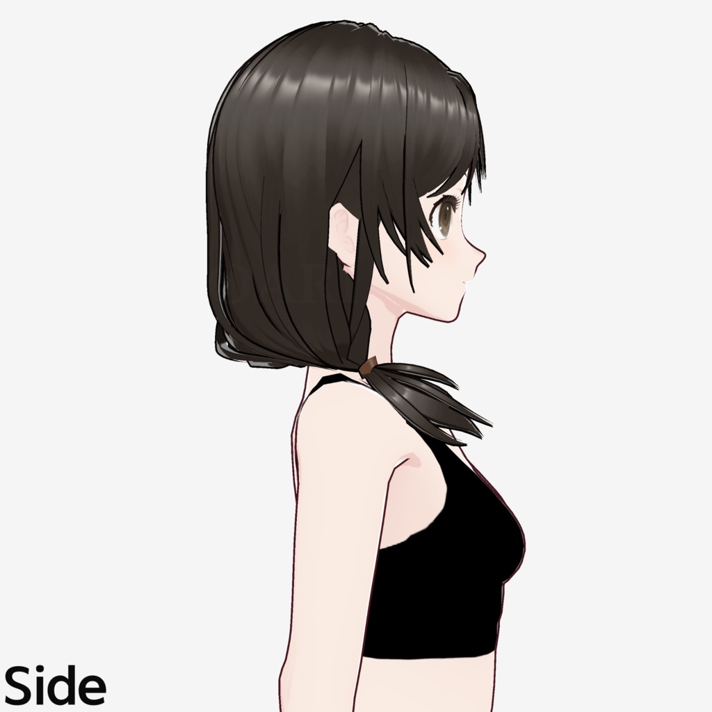 【VRoid】ローテールヘアプリセット / Lowtail hair preset