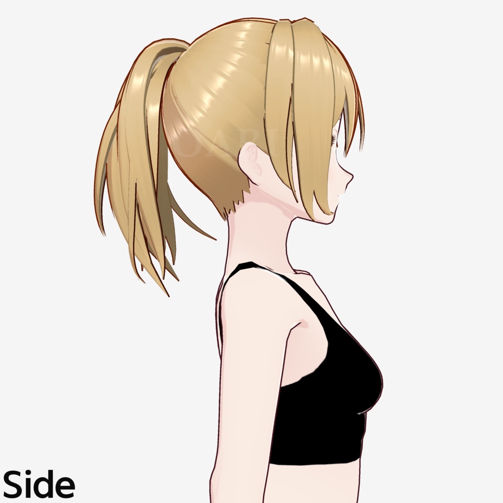 【VRoid】ポニーテールヘアプリセット / Ponytail hair preset