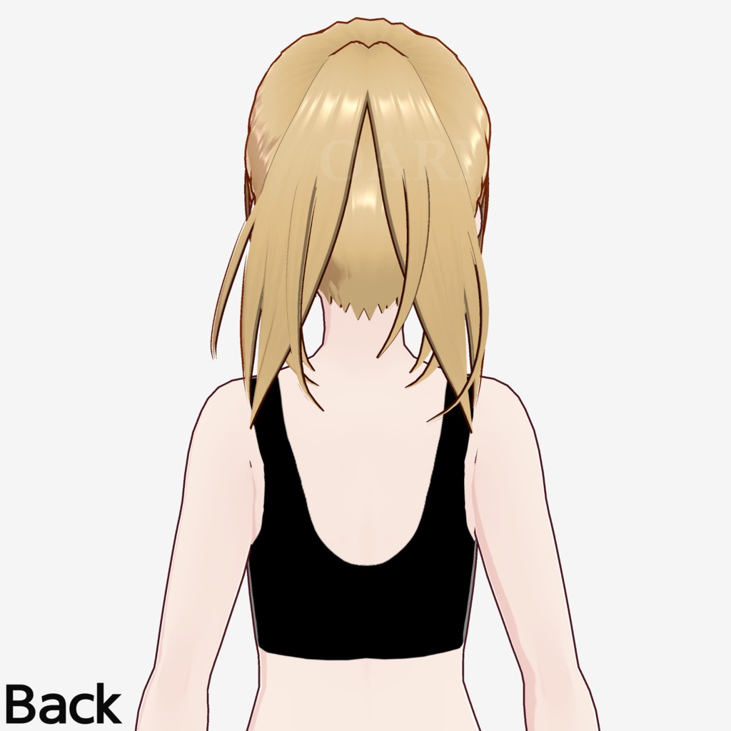 【VRoid】ポニーテールヘアプリセット / Ponytail hair preset