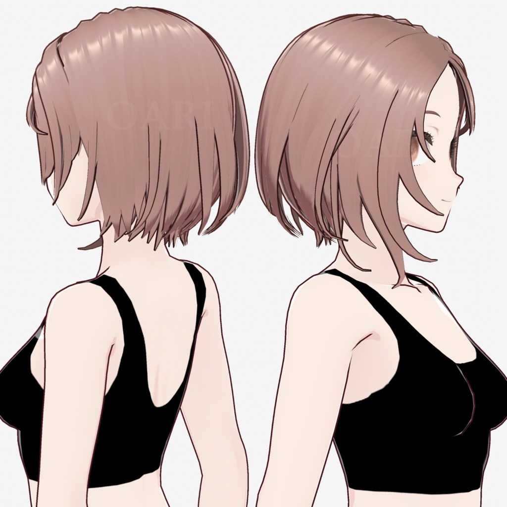 【VRoid】ショートヘアプリセット / Short hair preset