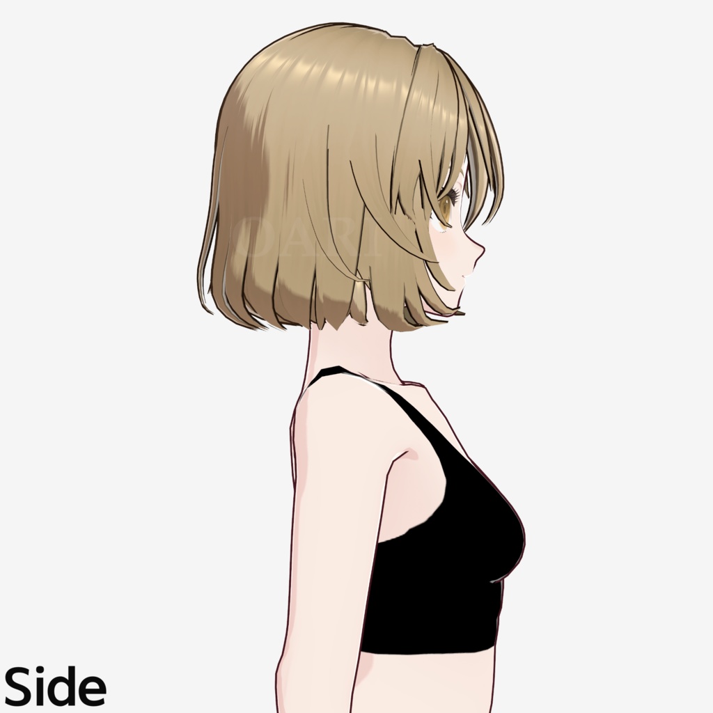 【VRoid】ボブヘアプリセット / Bob hair preset