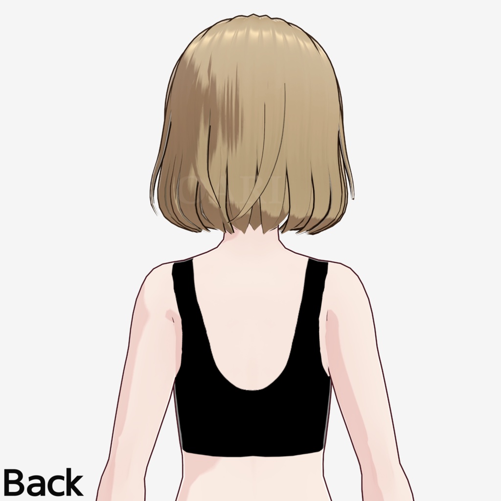 【VRoid】ボブヘアプリセット / Bob hair preset