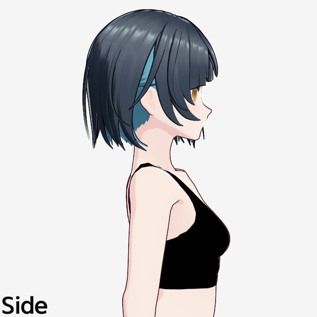 【VRoid】ストレートボブヘアプリセット / Straight bob hair preset