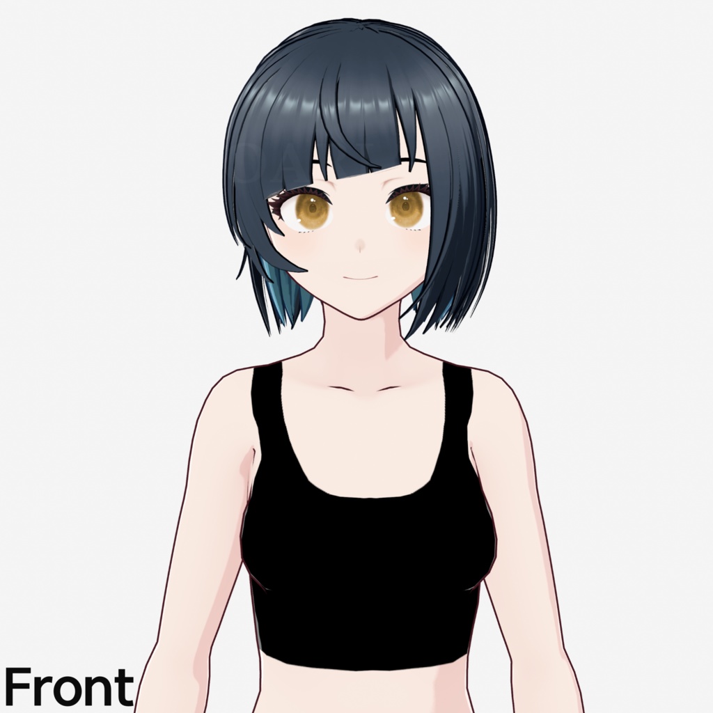 【VRoid】ストレートボブヘアプリセット / Straight bob hair preset