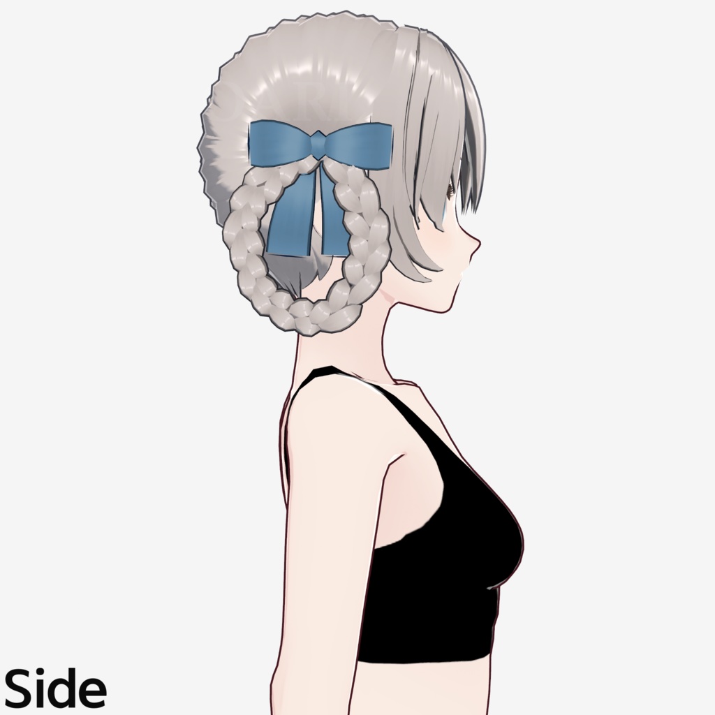 【VRoid】ダブルブレイドヘアプリセット / Double braid hair preset