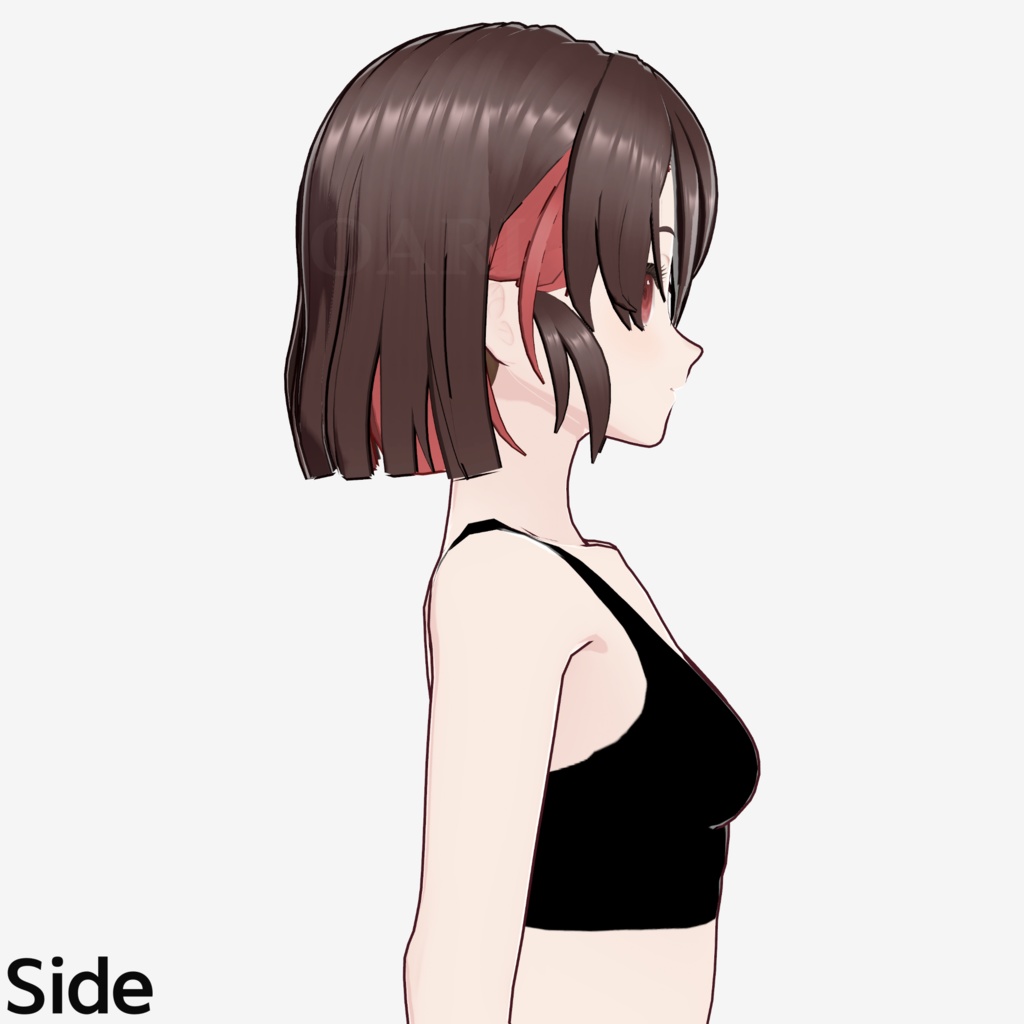 【VRoid】ストレートボブヘアプリセット / Straight bob hair preset