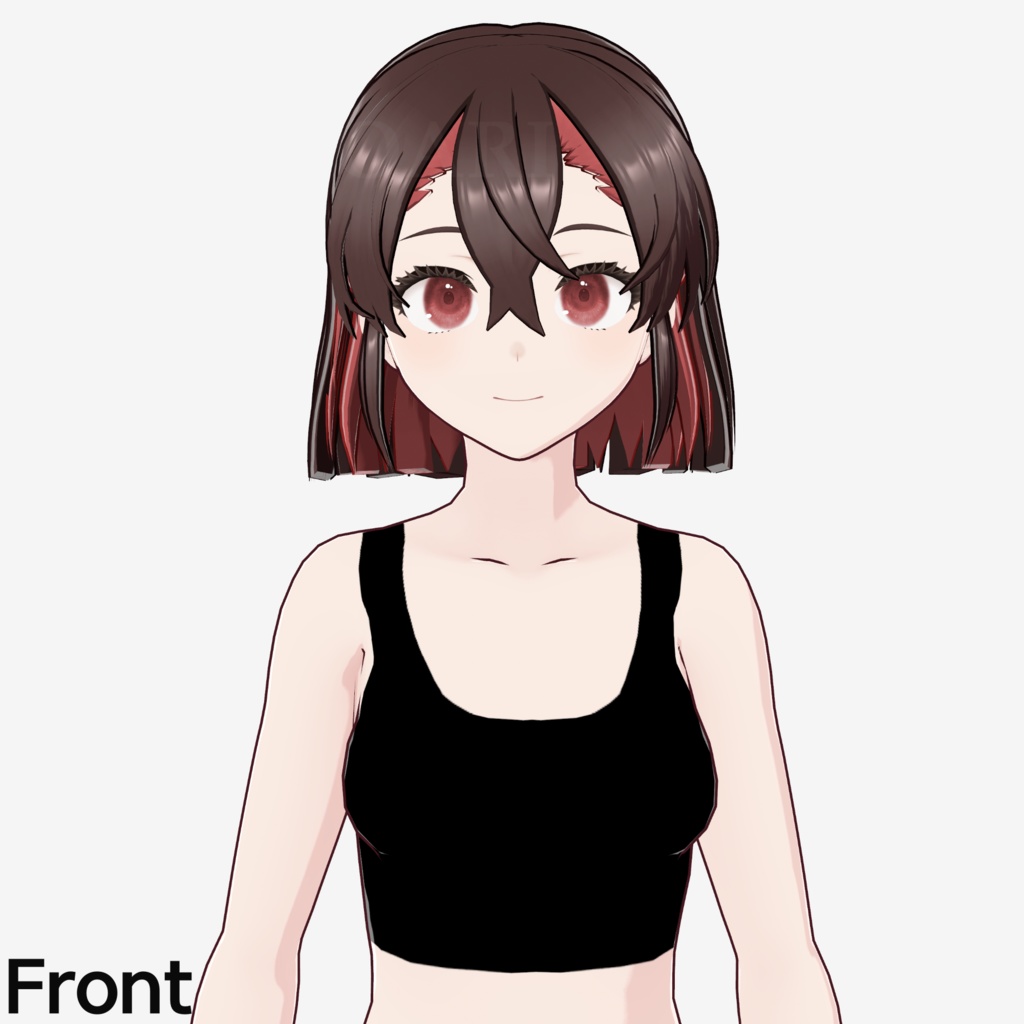 【VRoid】ストレートボブヘアプリセット / Straight bob hair preset