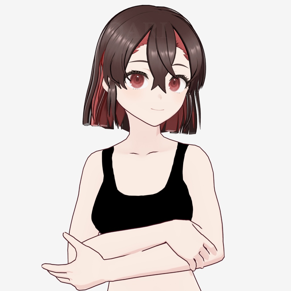 【VRoid】ストレートボブヘアプリセット / Straight bob hair preset