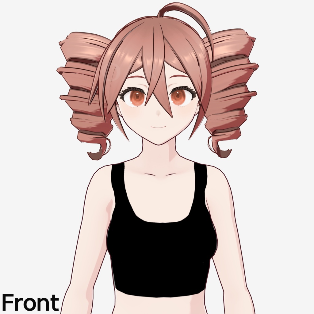 【VRoid】ツインドリルヘアプリセット / Twin drill hair preset