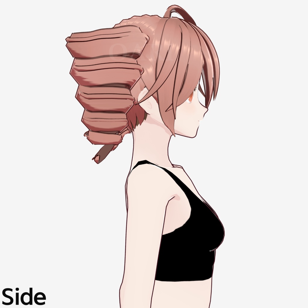 【VRoid】ツインドリルヘアプリセット / Twin drill hair preset