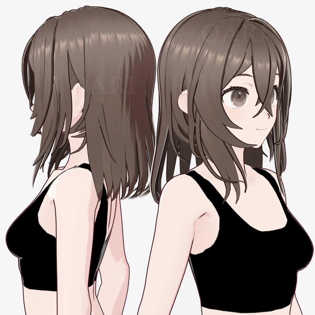 【VRoid】ロングヘアプリセット / Long hair preset