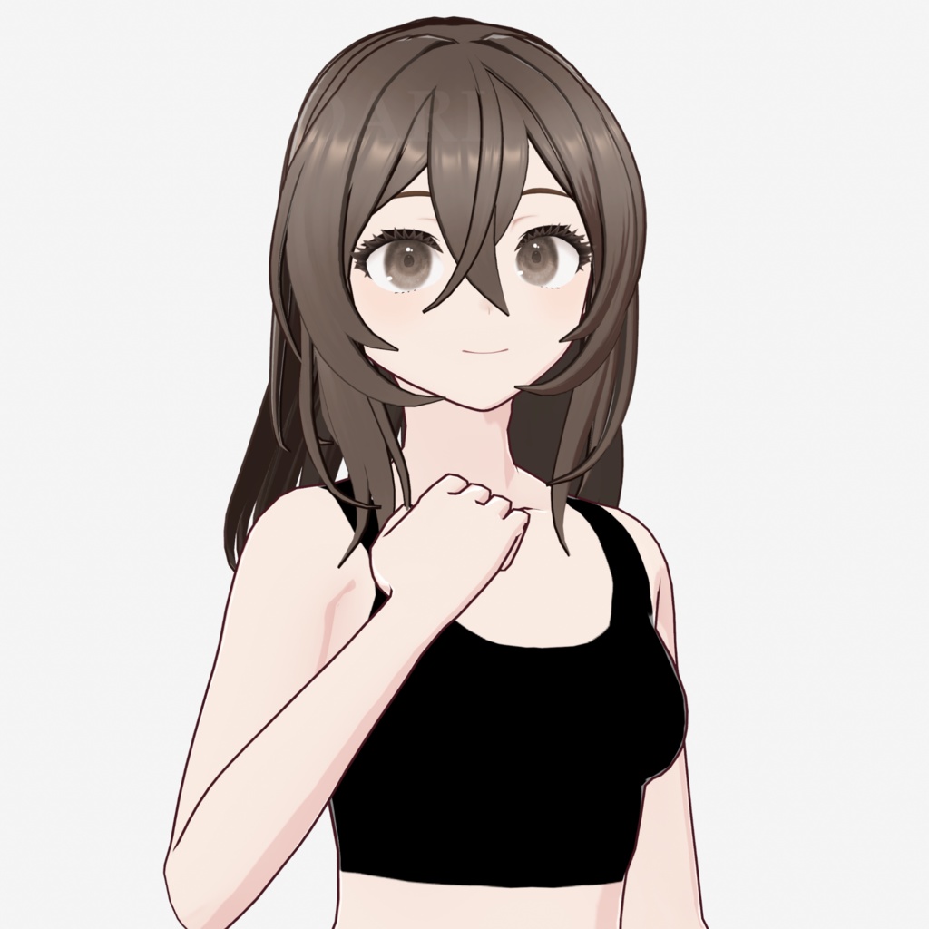【VRoid】ロングヘアプリセット / Long hair preset