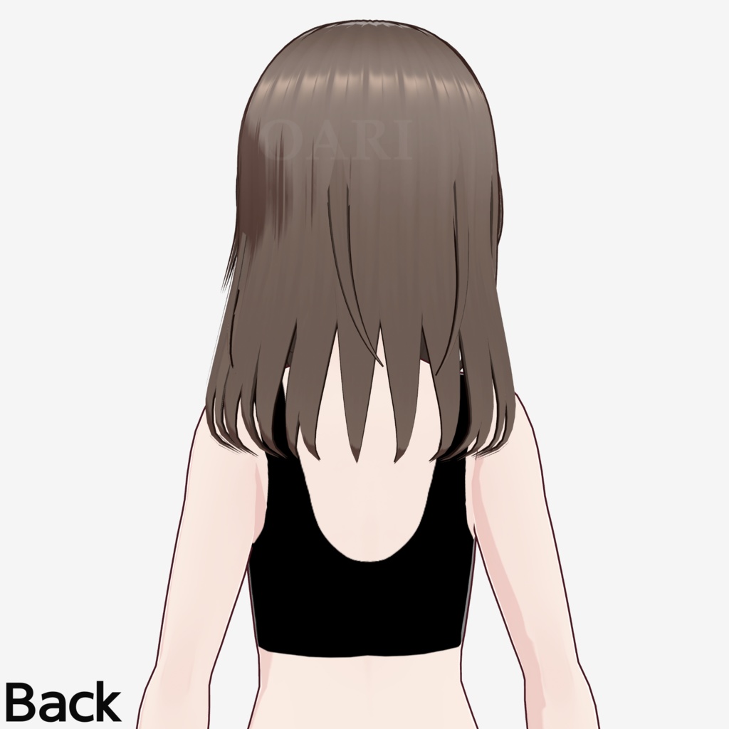 【VRoid】ロングヘアプリセット / Long hair preset