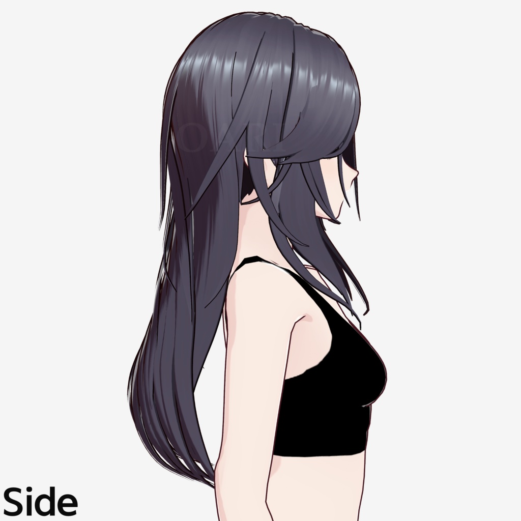 【VRoid】ロングヘアプリセット / Long hair preset