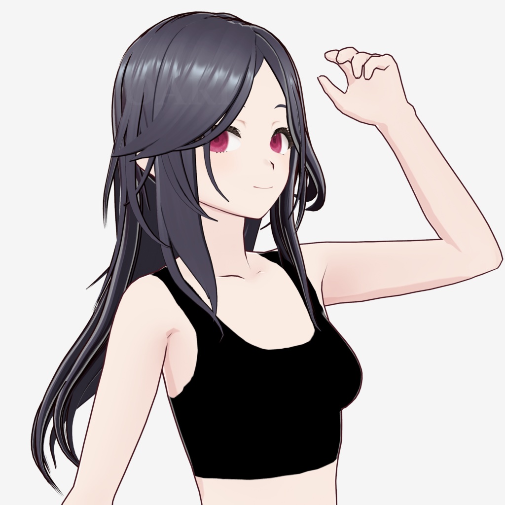 【VRoid】ロングヘアプリセット / Long hair preset