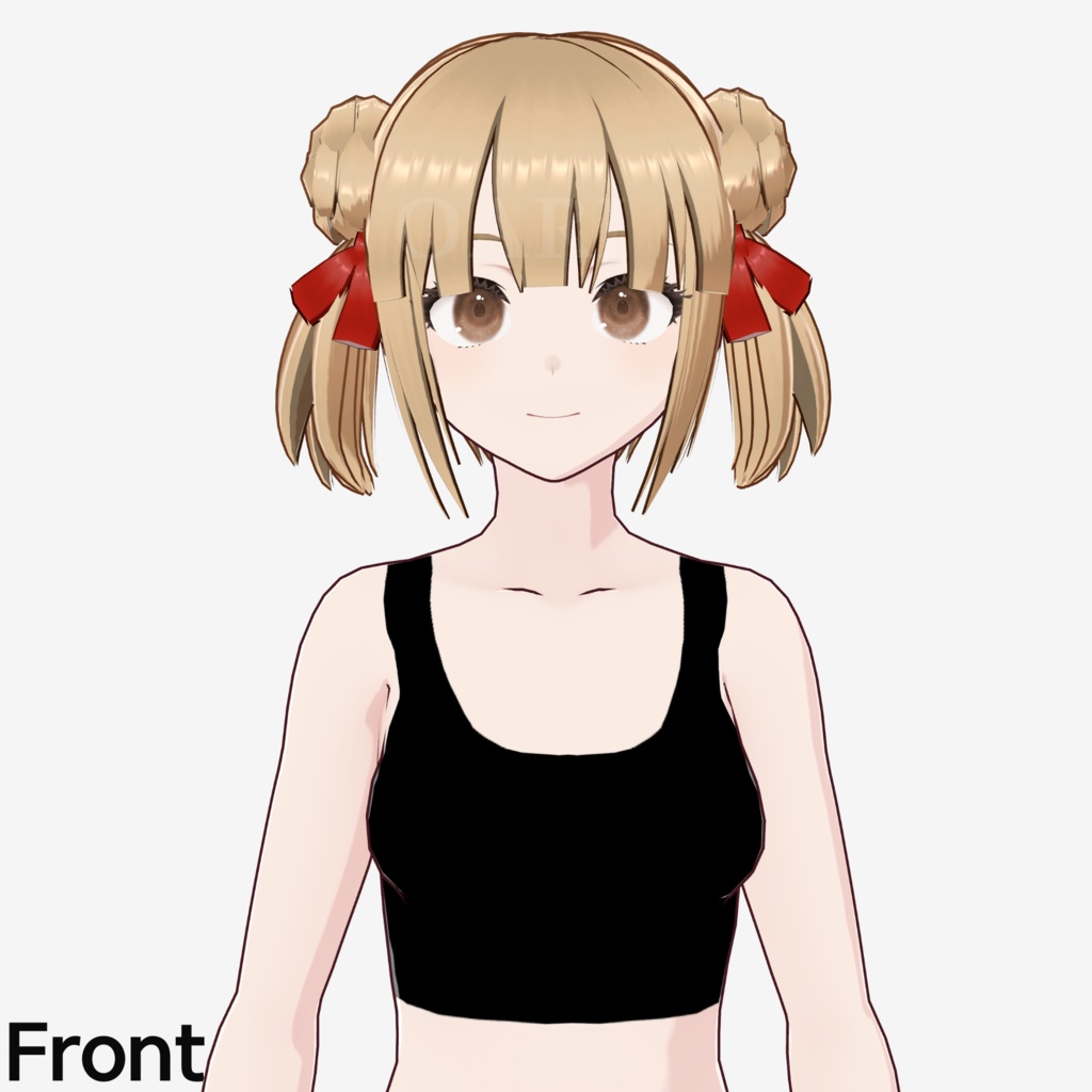 【VRoid】ショートツインテールヘアプリセット / Short twintail hair preset