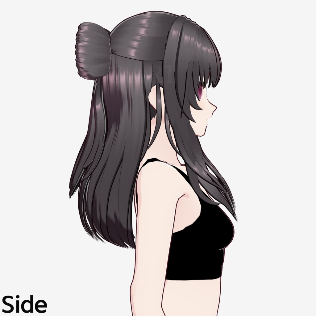 【VRoid】リボンテールヘアプリセット / Ribbon-tail hair preset
