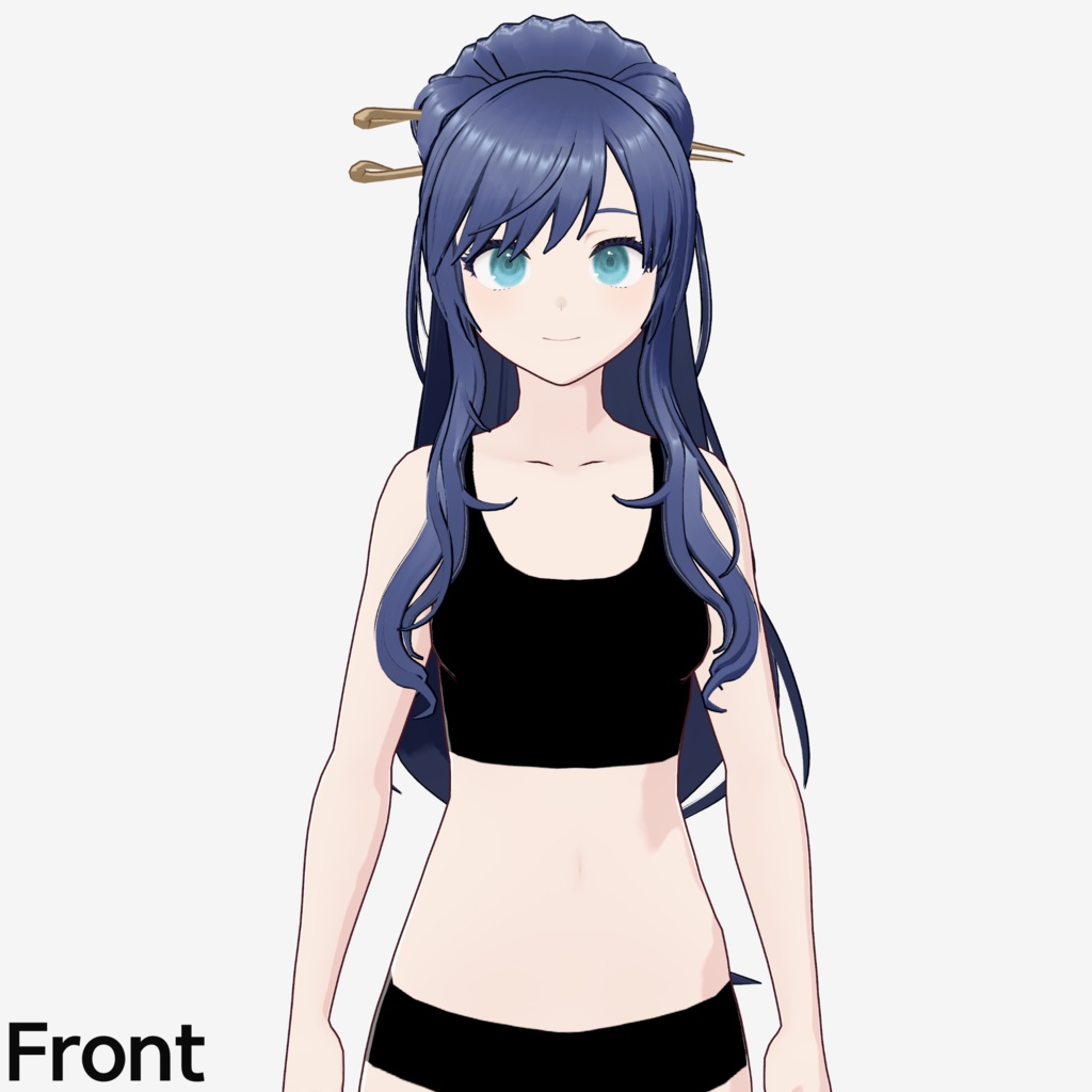 【VRoid】人魚姫ヘアプリセット / Mermaid hair preset