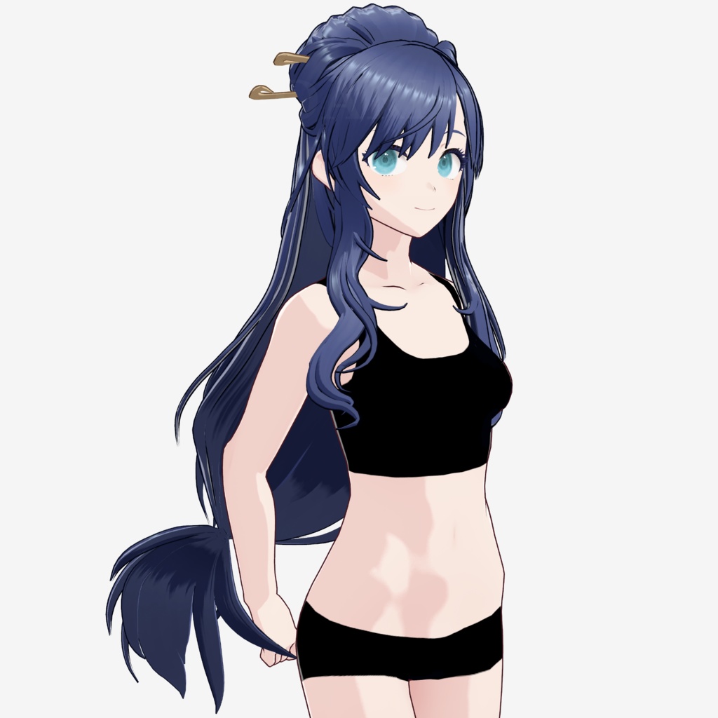 【VRoid】人魚姫ヘアプリセット / Mermaid hair preset