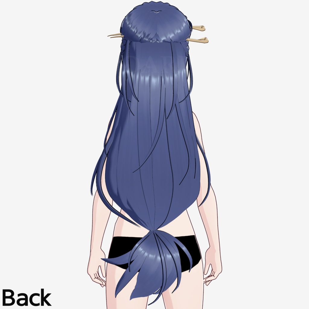 【VRoid】人魚姫ヘアプリセット / Mermaid hair preset