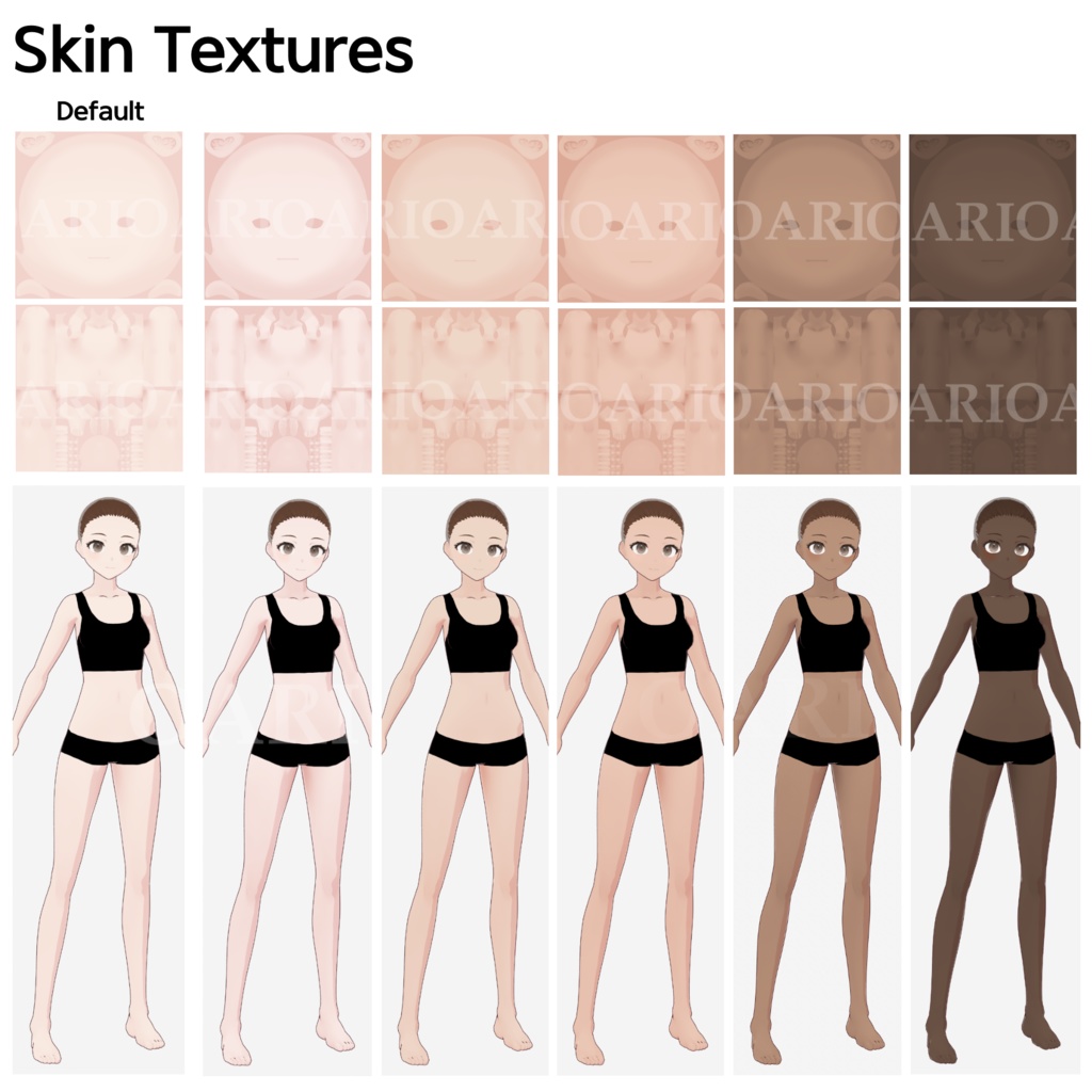 【VRoid】OARIのベースモデル / OARI base model