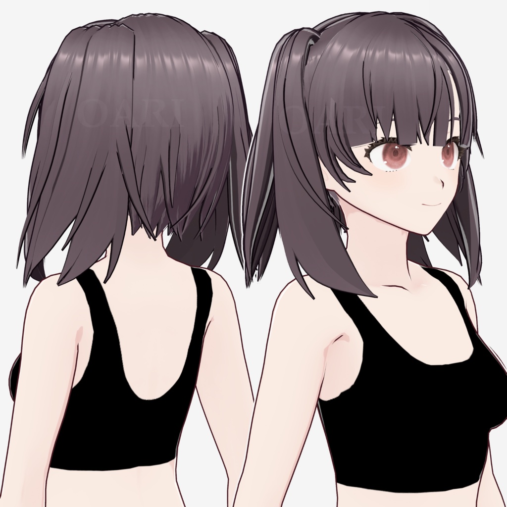 【VRoid】ツインテールヘアプリセット / Twintail hair preset