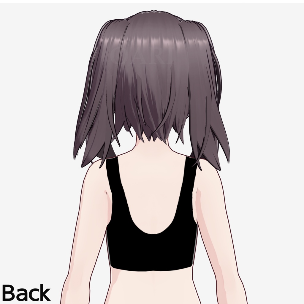 【VRoid】ツインテールヘアプリセット / Twintail hair preset