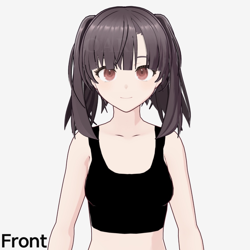 【VRoid】ツインテールヘアプリセット / Twintail hair preset